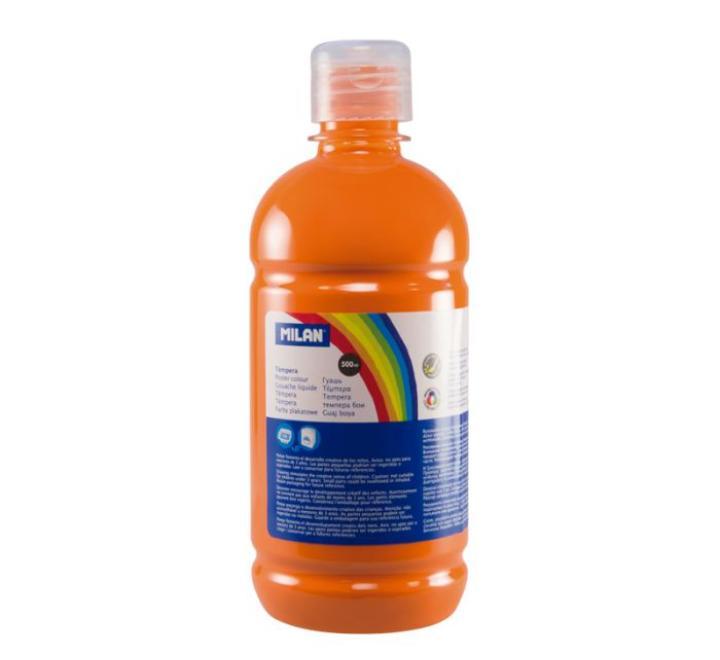 Tempera 500ml narancssárga Milan