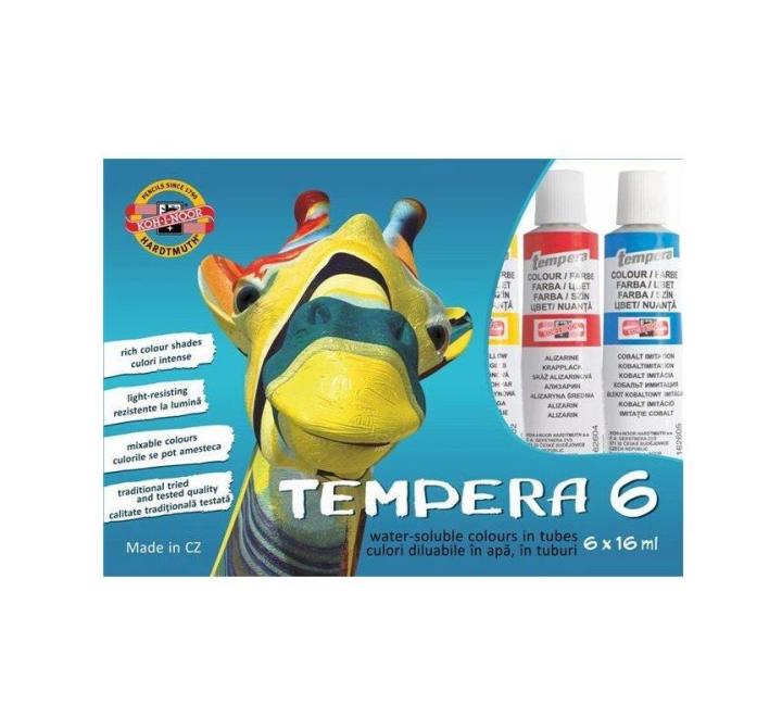 Tempera 6 szín Koh-I-Noor