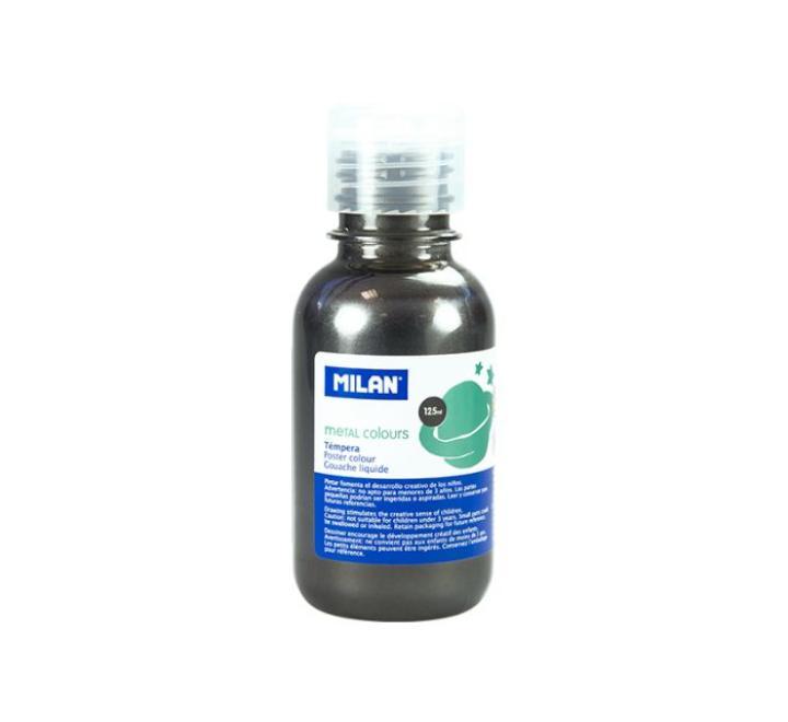 Tempera 125ml metalizált szürke Milan