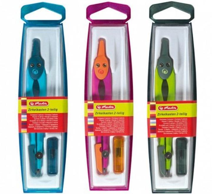 Körző műanyag válogatott színekben