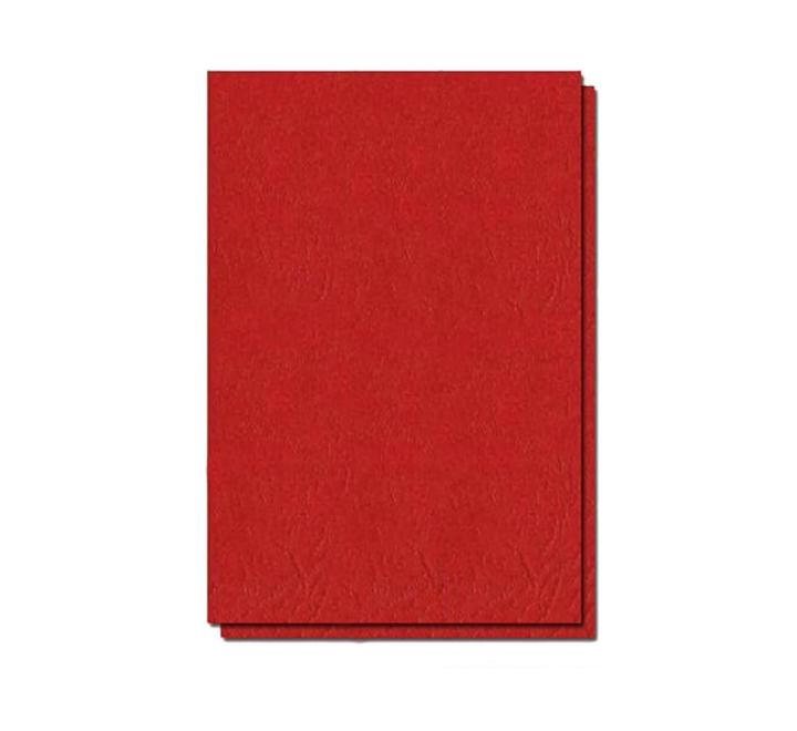 Bőr hatású borítólap A4 250g piros