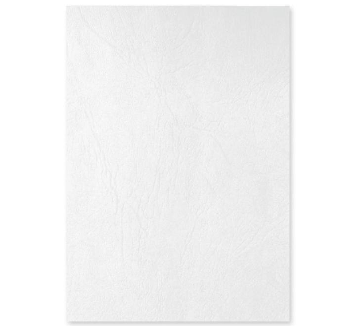 Bőr hatású borítólap A4 250g fehér