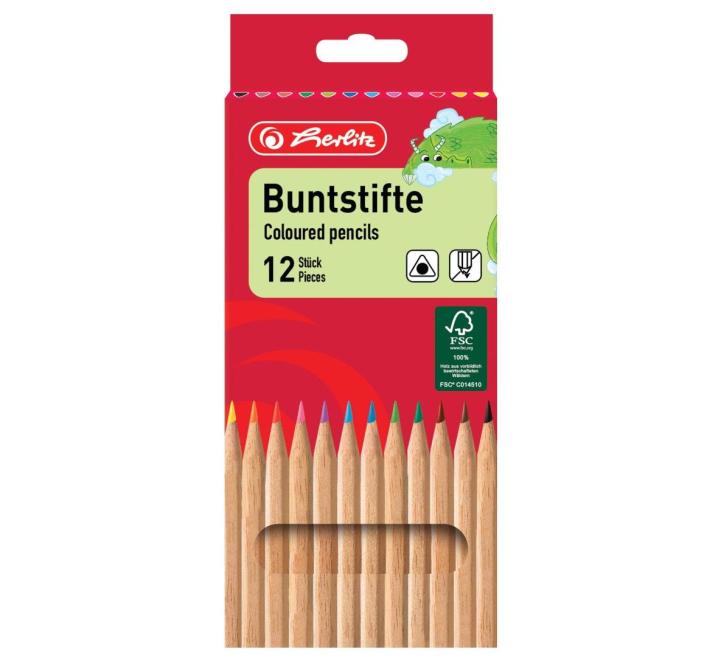 Színes ceruzák natur 12/szett