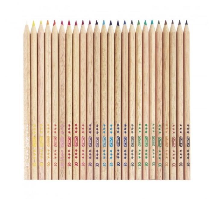 Színes ceruzák 24 szín Herlitz natur
