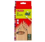 Színes ceruzák 24 szín Herlitz natur