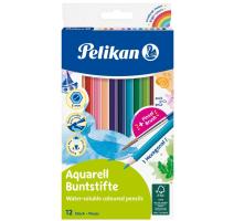 Akvarell ceruza 12 szín Pelikan