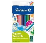 Akvarell ceruza 12 szín Pelikan