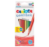Színes ceruzák 12 szín háromszögű Carioca