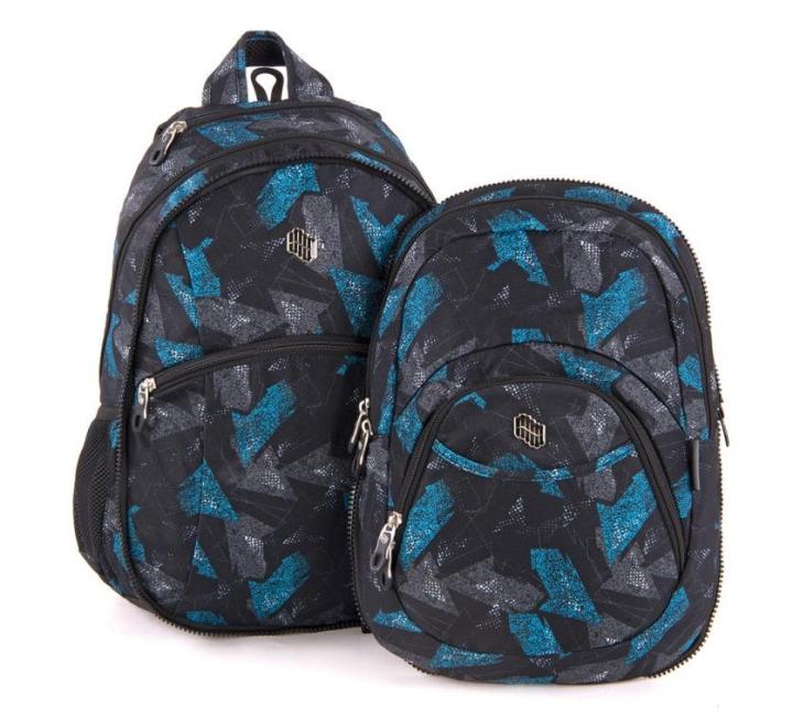 Iskolatáska Pulse 2 în 1 Teens Blue Arrow