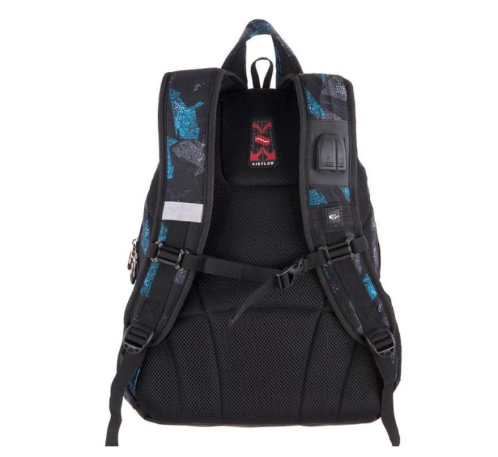 Iskolatáska Pulse 2 în 1 Teens Blue Arrow