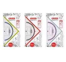 Echer/raportor 16 cmcu grip 3 combinatii MyPen