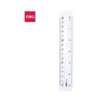 Rigla 15cm transparent Deli