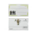 Névjegykártya tartó csipesszel és tűvel Ecada