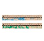 Fa vonalzó 17cm Hertlitz Greenline