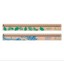 Rigla lemn 30cm Greenline