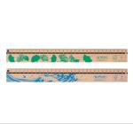 Fa vonalzó 30cm Greenline