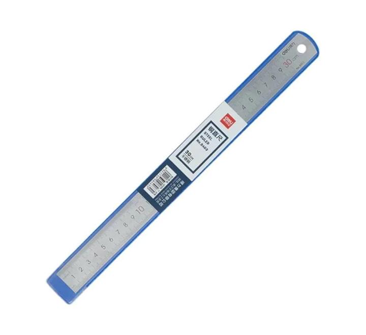 Fém vonalzó 30 cm Deli