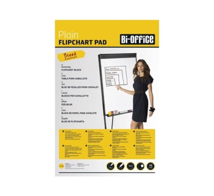 Tartalék flipchart fehér lap 50 darab 65x98 cm