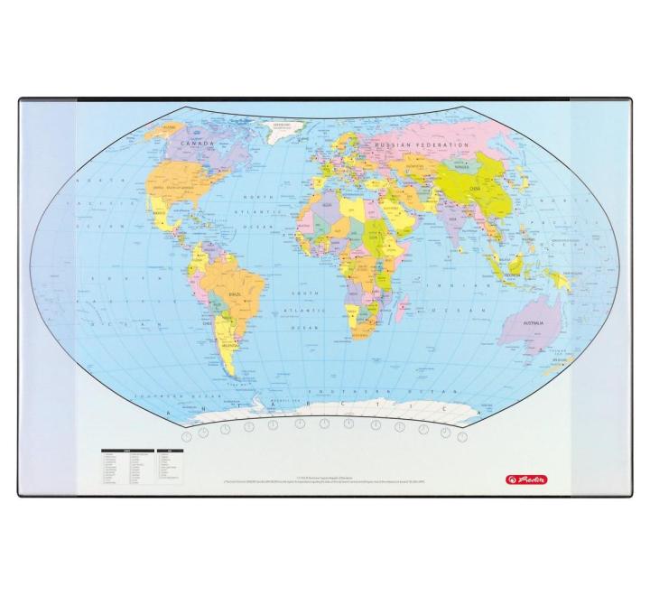Asztalvédő  világtérkép