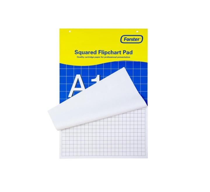 Tartalék flipchart kockás lap 50 darab Forster