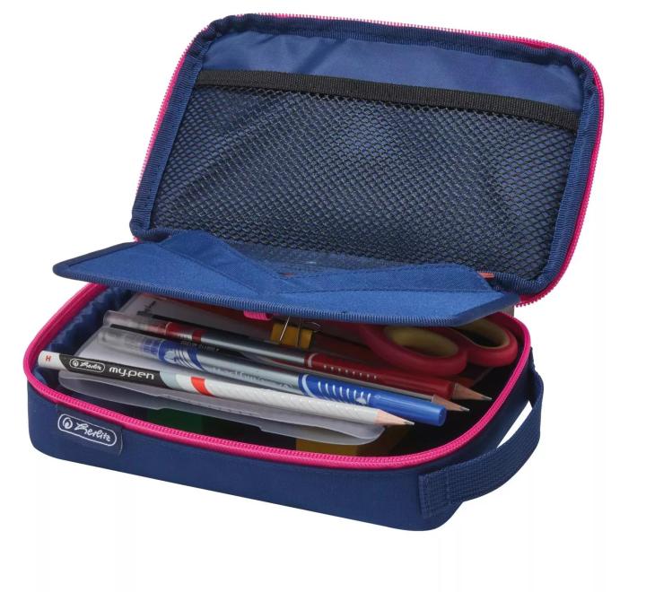 Tolltartó 2 GO sötétkék/rózsaszín