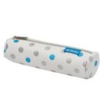 Tolltartó műbőr henger alakú,fehér