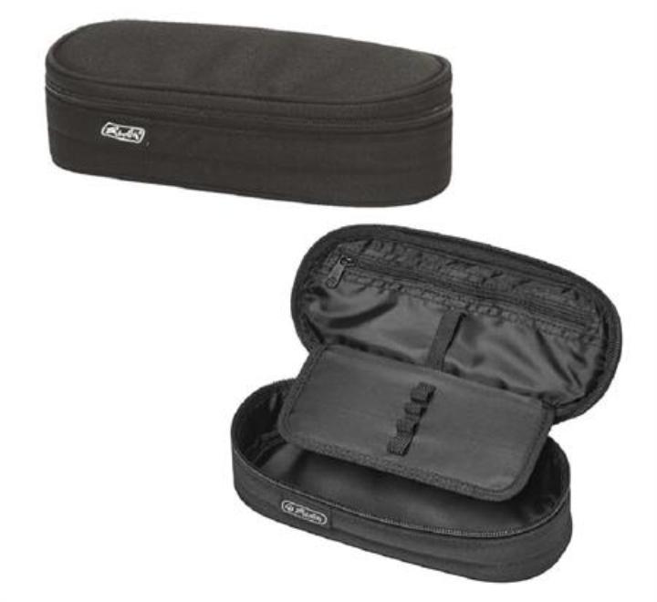 Tolltartó ovális fekete