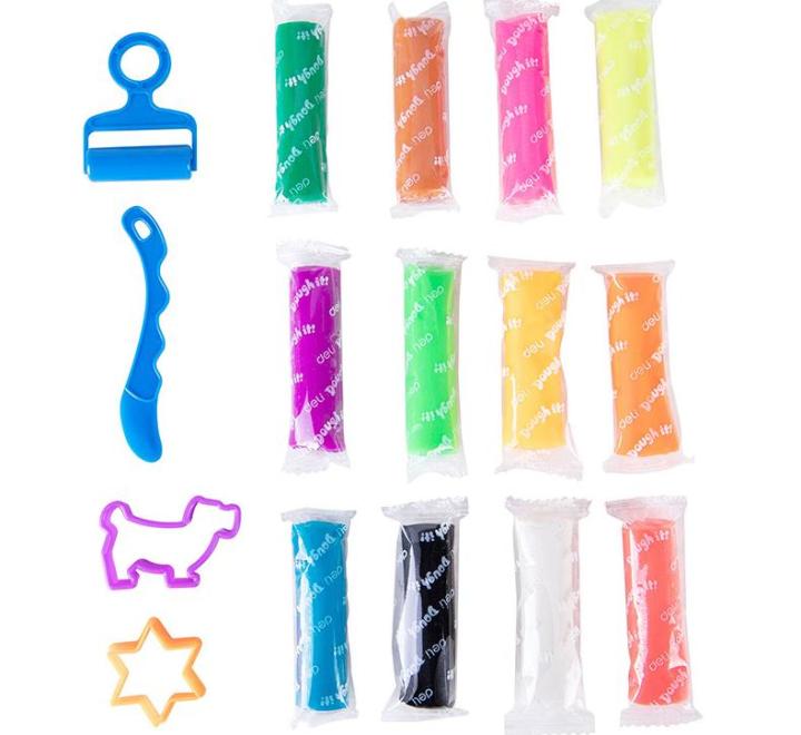 Gyurma,puha 12 szín 160gr Deli