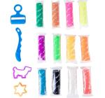 Gyurma,puha 12 szín 160gr Deli