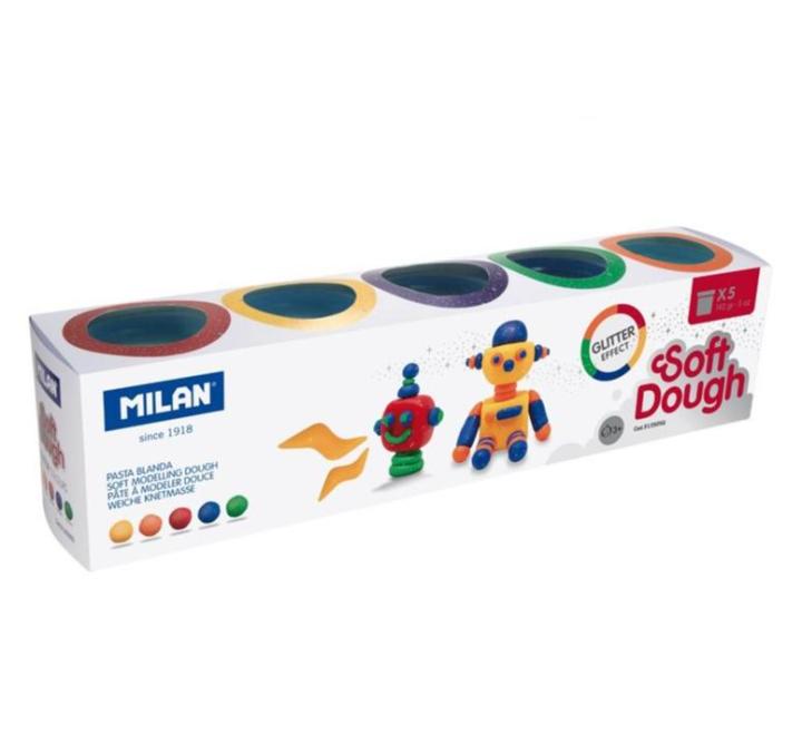 Gyurma,könnyű csillámos 5x142g Milan