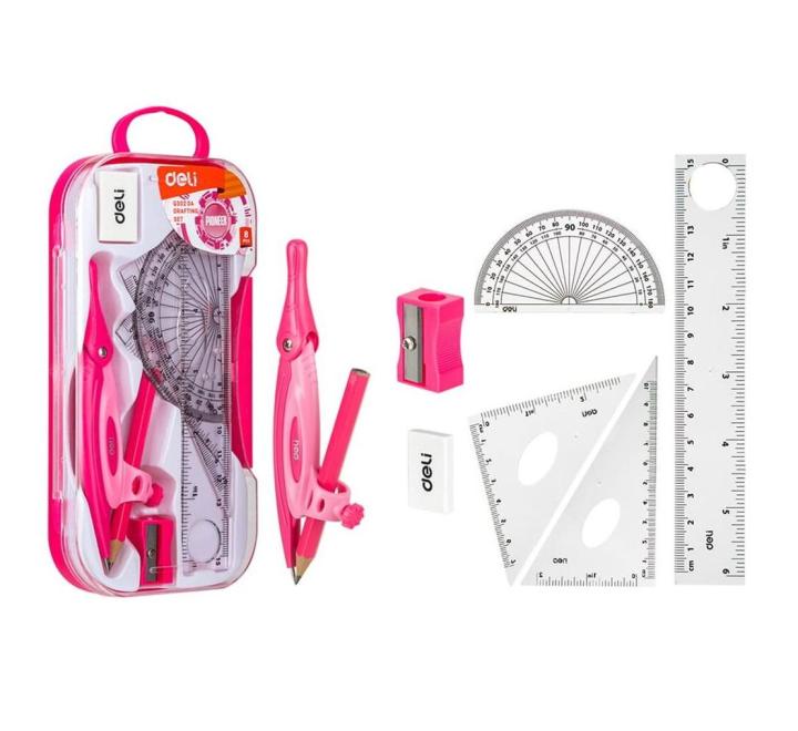 Geometria készlet 7 darabos Deli