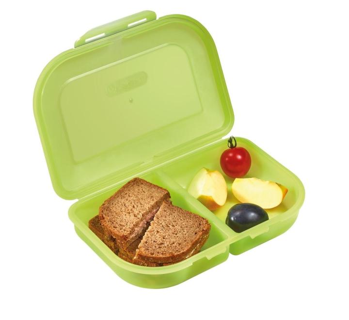 Szendvics doboz 2 részes zöld