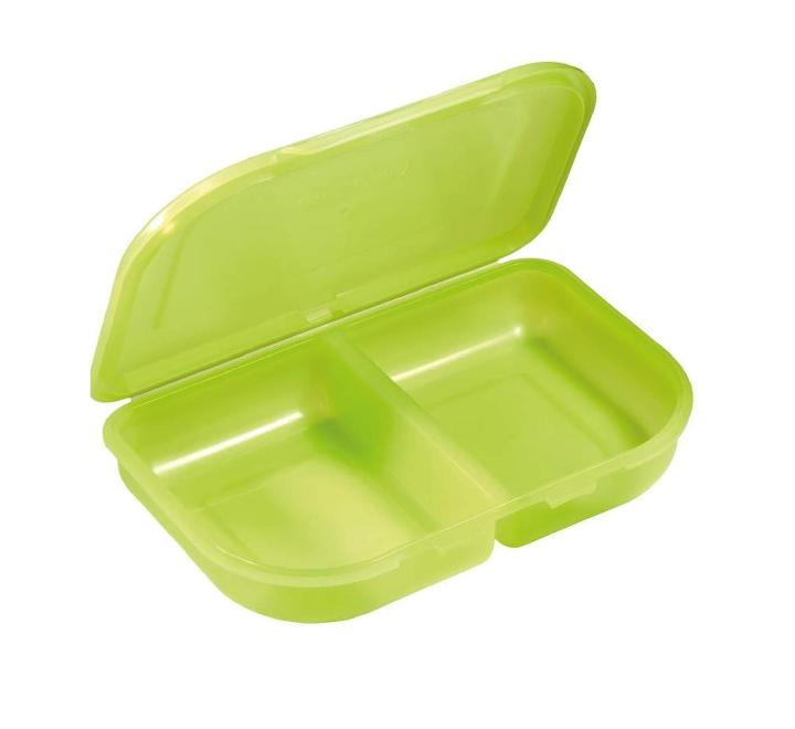 Szendvics doboz 2 részes zöld