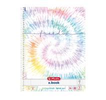Caiet A4 80file cu spirala New Batik Freedom patratele