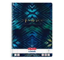 Kockás füzet A4 80 lap spirálos New Batik Fearless
