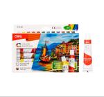 Gouache festék 12/szett 12 ml Deli