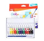 Vízfesték 12/szett 5ml Deli