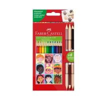 Színes ceruzák 12+3 kétszínű