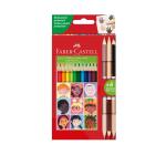 Színes ceruzák 12+3 kétszínű