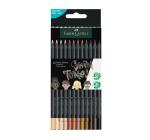 Színes ceruzák 12/szett bőrtónusok Black edition