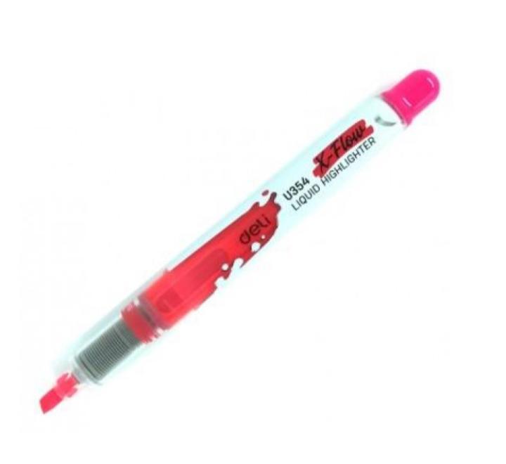 Szövegkiemelő, folyékony, piros Deli