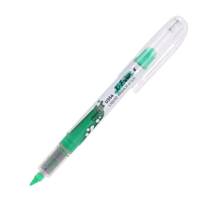 Szövegkiemelő, folyékony, zöld Deli