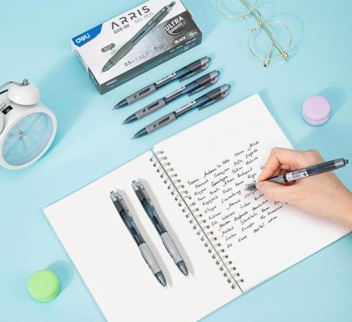 Golyóstoll géles 0,5mm fekete Arrix Deli