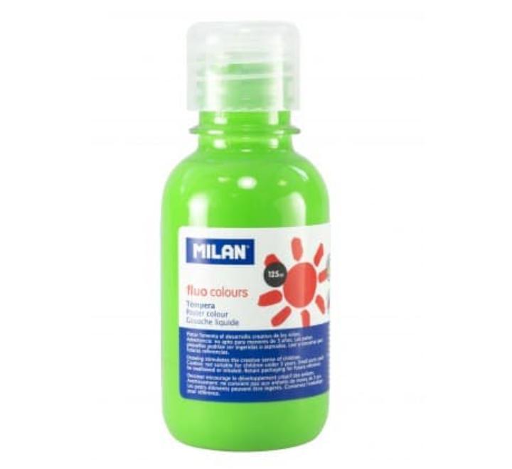 Tempera 125ml fluoreszkáló zöld Milán