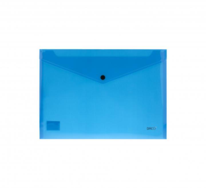 Műanyag mappa boríték tűzőkapoccsal A4 Daco