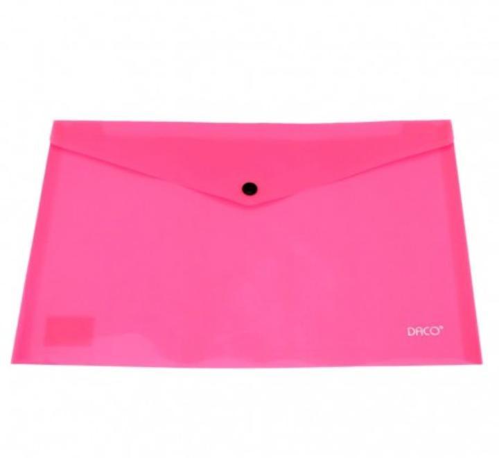 Műanyag mappa boríték A4 Daco tűzőkapoccsal