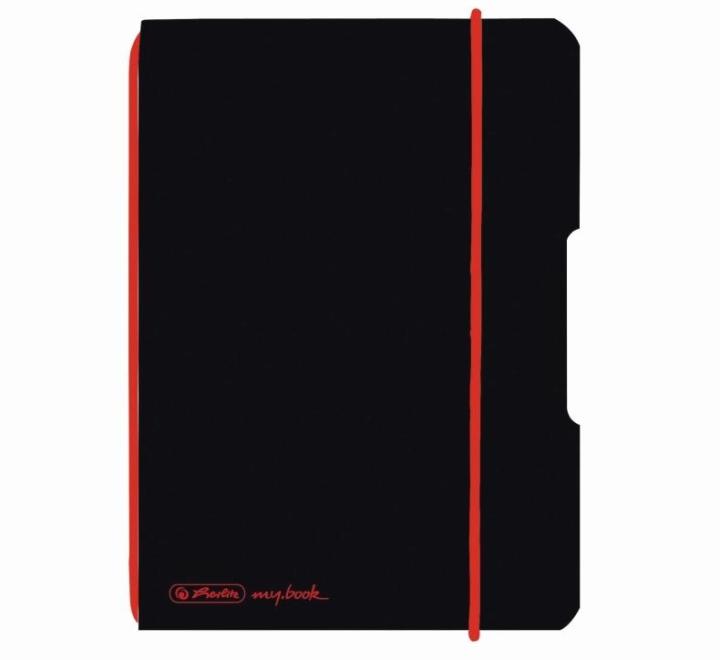 Vonalas füzet my.book flex A6 40 lap fekete