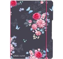 Vonalas füzet my.book flex A5 40 lap Ladylike Flowers