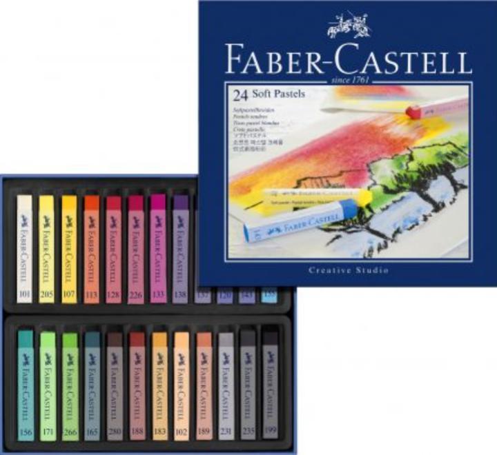 Faber-Castell Soft Pasztell ceruzák 24 színben