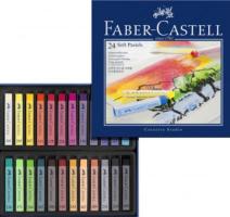 Creioane Pastel Soft 24 culori Faber-Castell